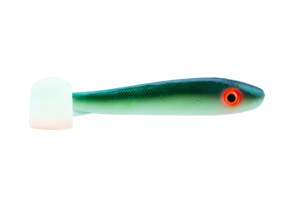 Svartzonker Big McRubber Glow 2-Pack Shad 25cm (116g) (2 Sztuki) - Rügen Herring