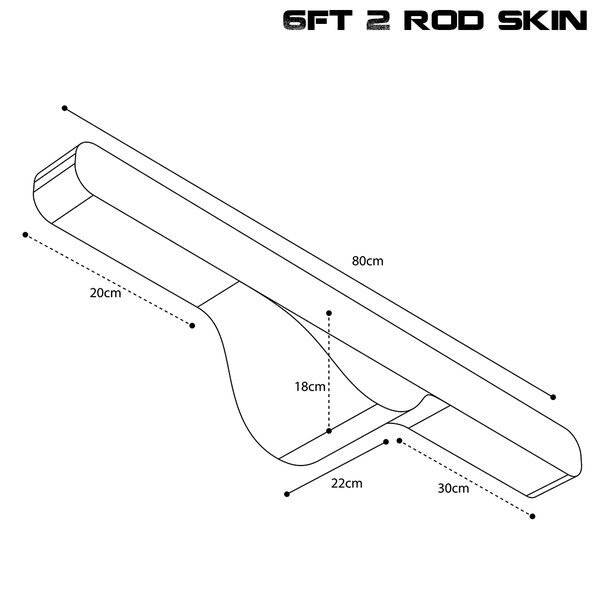 Pokrowiec Nash Scope OPS Soft Protect 2 Rod Skin - 6ft