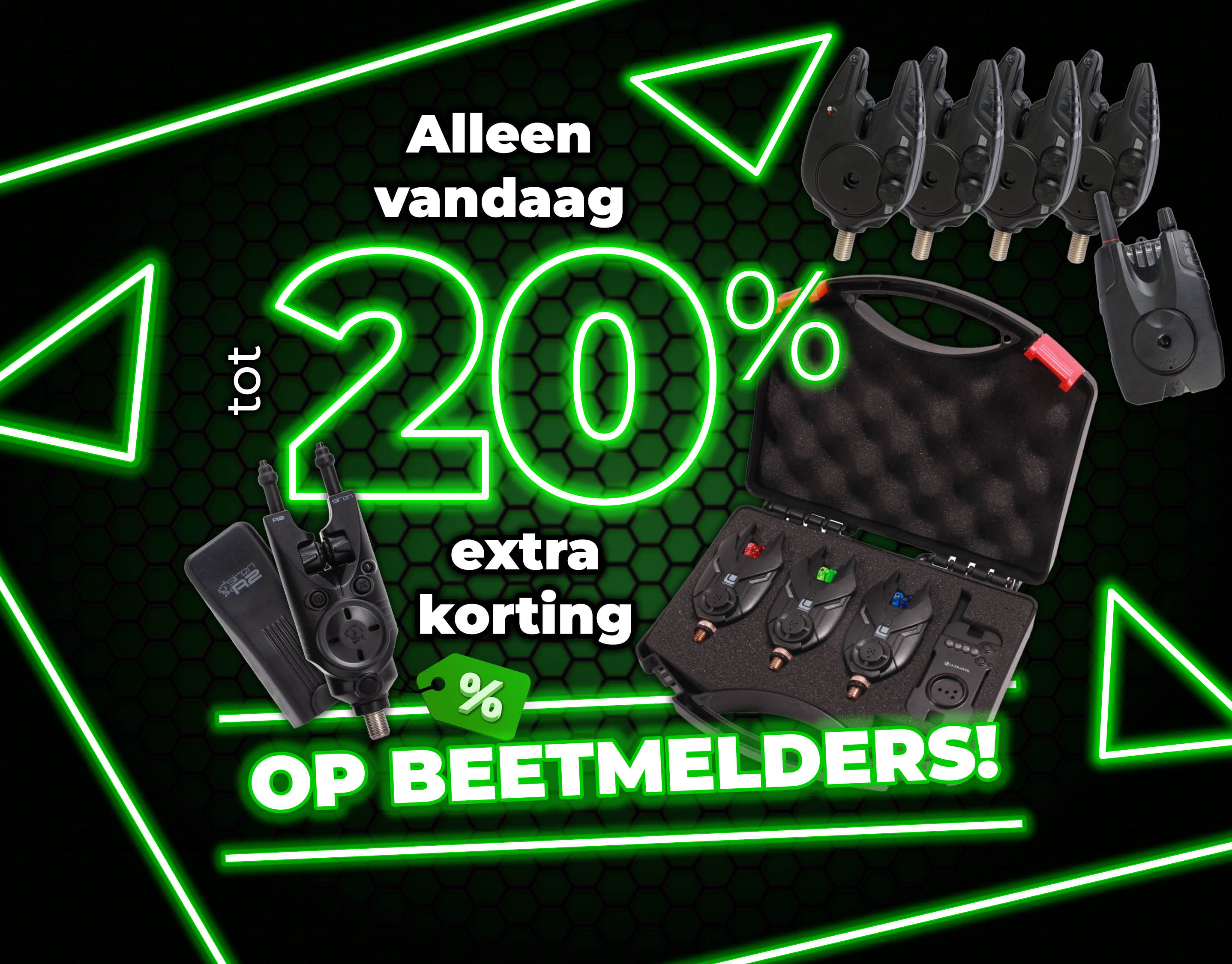 Subbanner: Tot 20% Beetmelders (Groen)