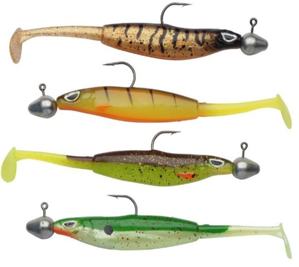 Berkley Sick Vibe Pre-Rigged Softbait 12cm (4 stuks)