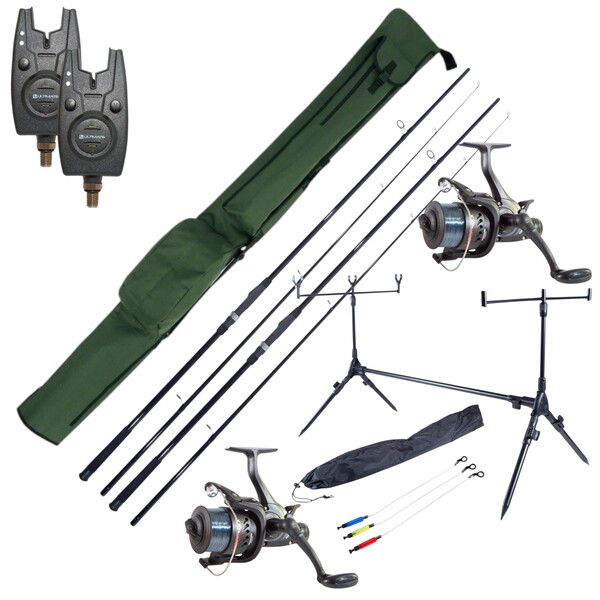 Zestaw Ultimate Session Carp Set z wędkami, kołowrotkami, rod podem i pokrowcem!