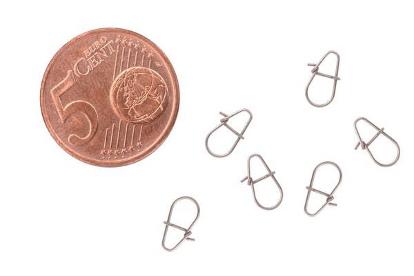 Spro Freestyle Reload Stainless Fluorocarbon Snaps (10 piezas)