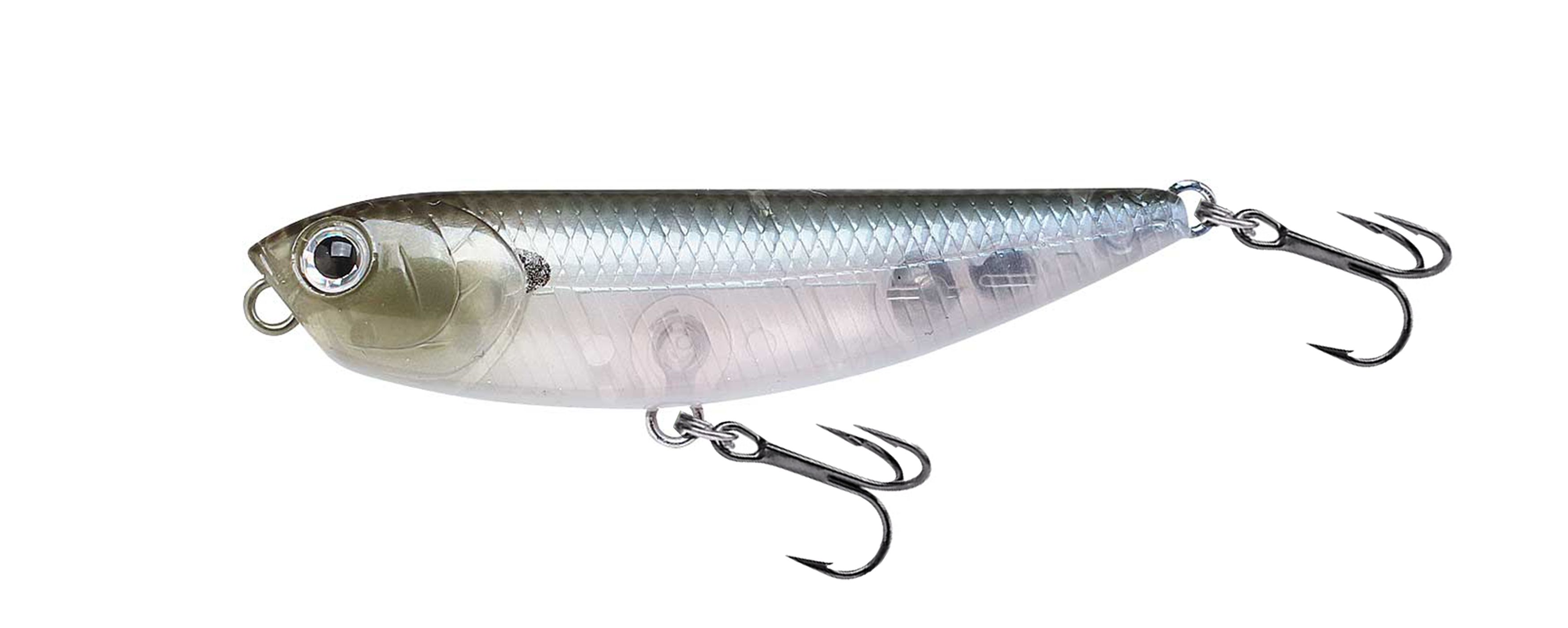 Leurre Lucky Craft Sammy 65 Ghost Minnow - Appât De Surface Pour La Pêche Au Bar, Action 'walk The Dog'
