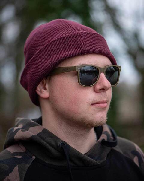 Fox Avius Trans Khaki Gepolariseerde Zonnebril - Green Lens