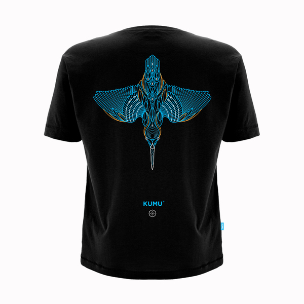 Kumu T Shirt Take Flight Kingfisher