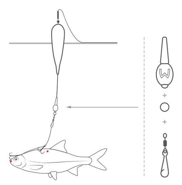 Westin Doodaas Snoek Dobber Kit