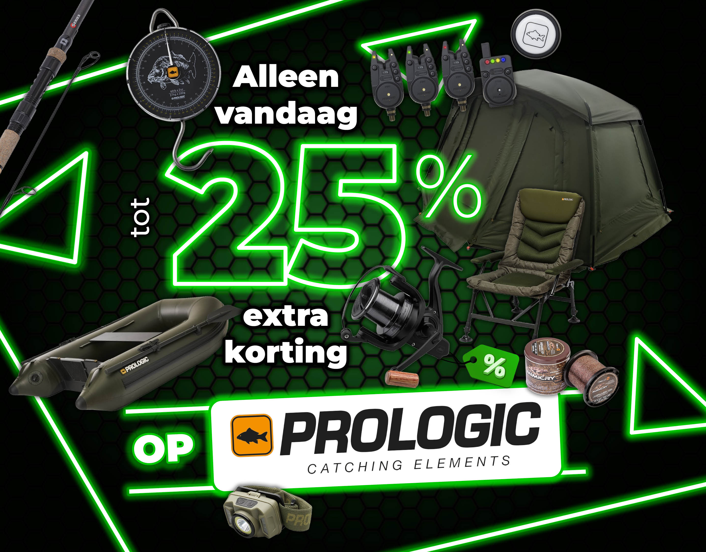 Subbanner:  Tot 25% Prologic (Groen)
