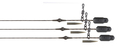 Fox Edges Naturals Submerge Leaders 75cm (3 Stuks)