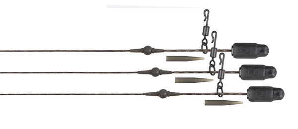 Fox Edges Naturals Submerge Leaders 75cm (3 Stuks)