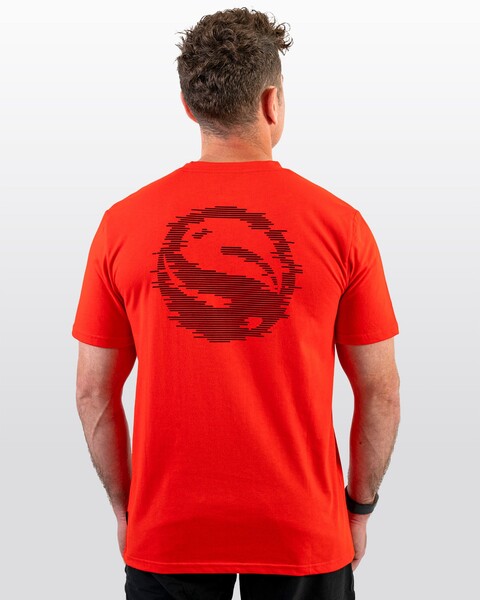 Guru Glitch Red Tee T-Shirt