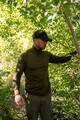 Korda Mock Neck Thermal LS Shirt Dark Olive