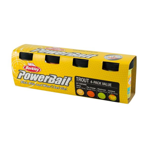 Berkley PowerBait® Set de Cebo para Trucha (4 piezas)