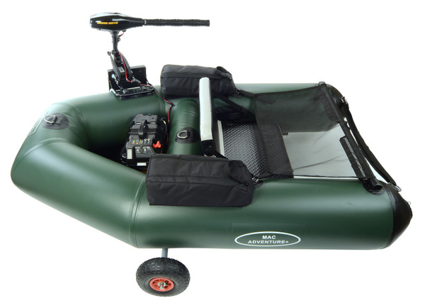 Mac Fishing Hi & Dry Mac Adventure Bote de Cintura, incl. Montura de Motor