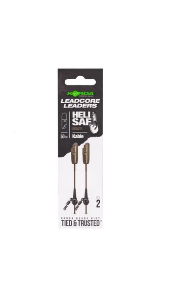 Korda Kable Leadcore Leader Heli Safe (2 stuks) (50cm)