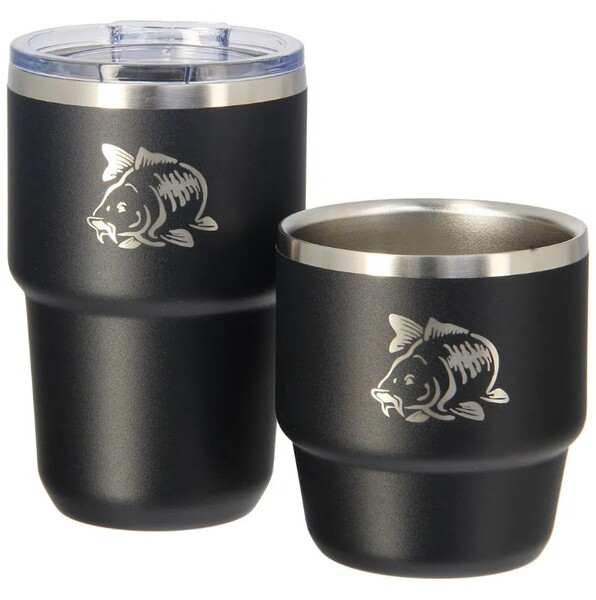 NGT Twin Mug Stackable Outdoor Drink Thermos Set (Cup + Mug)