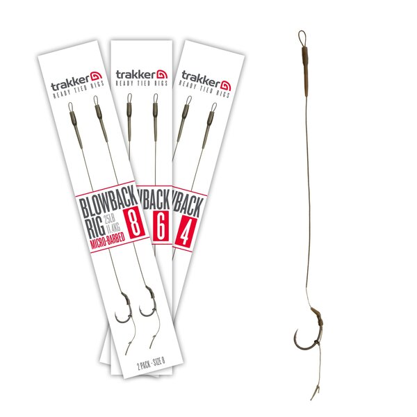 Trakker Blowback Rig Micro Barbed 25lb/11.4kg (2 Stuks)