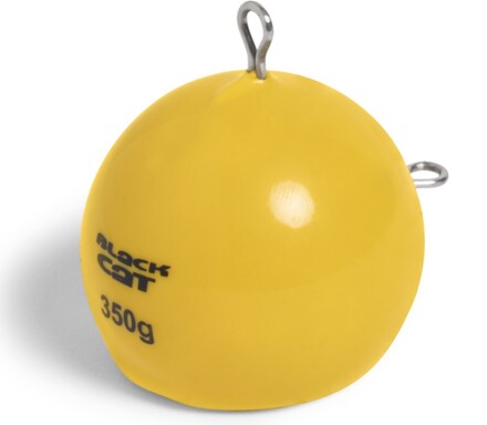 Black Cat Cat Ball Yellow Catfish Jig Head (350g)