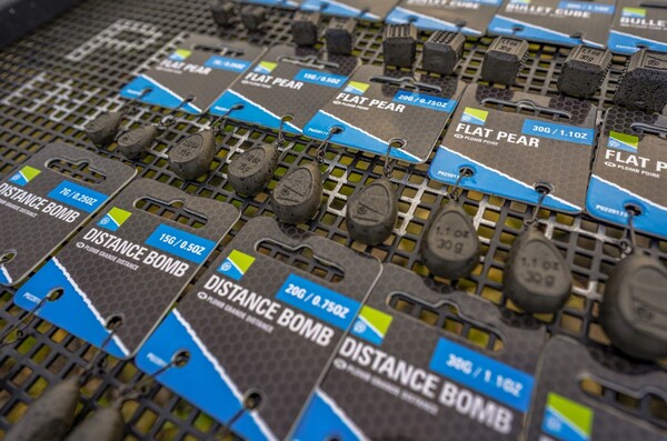 Preston Flat Pear Swivel Lead (2 pieces)