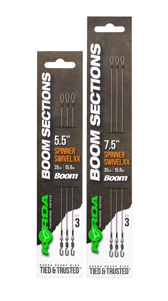 Korda Booms Spinner Swivel XX Bajo de Línea (3 pzas.)