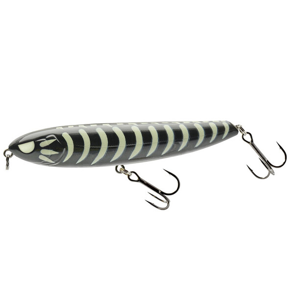 Spro The Walking Haint 155 Topwater Lures 15.5cm (21.2g) - Black Skeleton