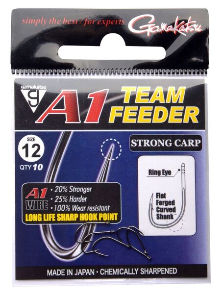 Gamakatsu A1 Team Feeder Hooks Strong Carp (10 Stück)