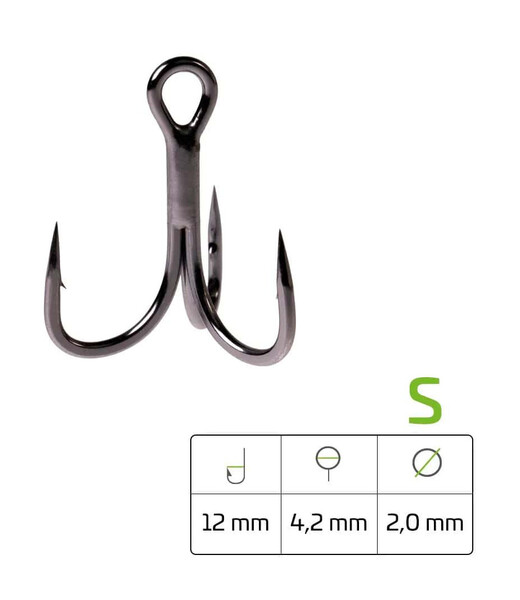 Zeck Pro-Treble Meerval Dreg (4 stuks)