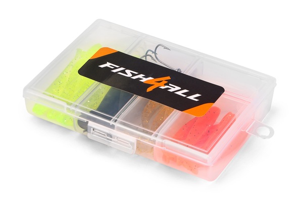 Fish4all Swimma Softbait & Jighead Box (35pcs)