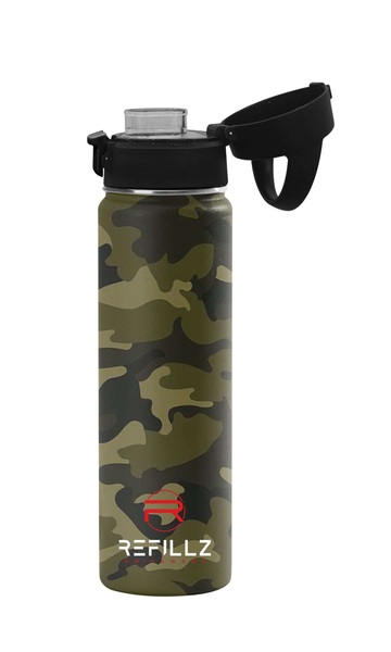 Refillz Camou Bottle Urban Green/Black 