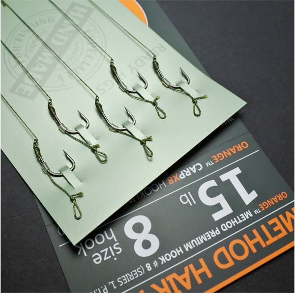 Life Orange Method Hair Rigs, 5 Stück