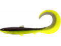 Westin BullTeez Curltail 10cm (2 stuks) - Black/Chartreuse