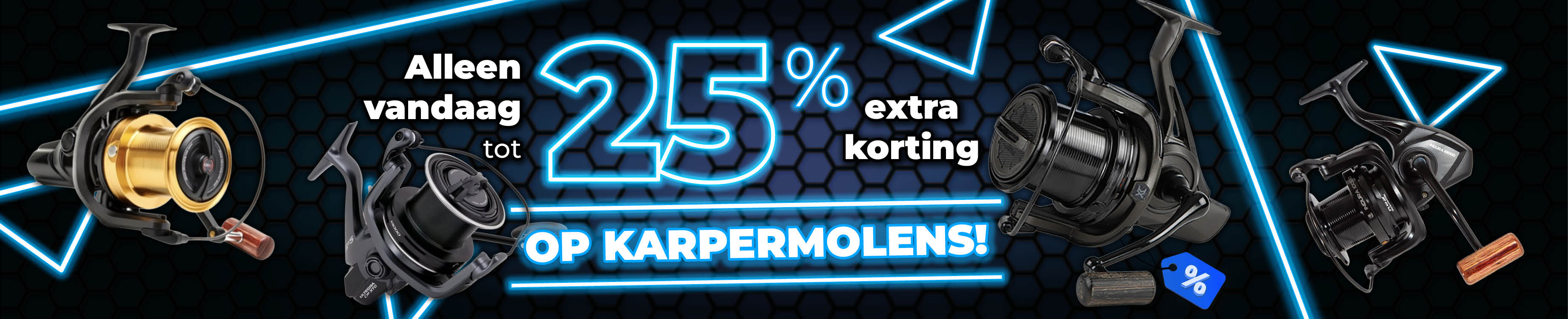 Topbanner: Tot 25% Karpermolens (Blauw)