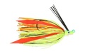 Strike Pro Pig Digger Swim Skirted Jig 11g - Fire Perch