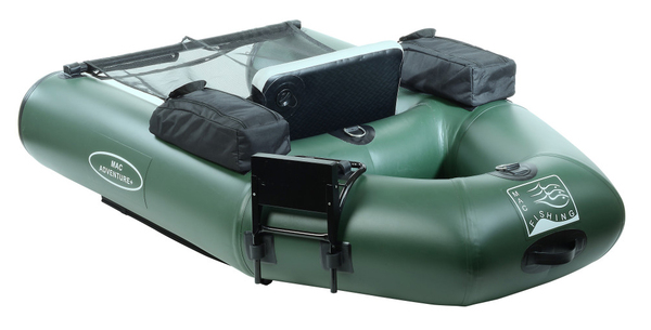 Mac Fishing Hi & Dry Mac Adventure Bote de Cintura, incl. Montura de Motor