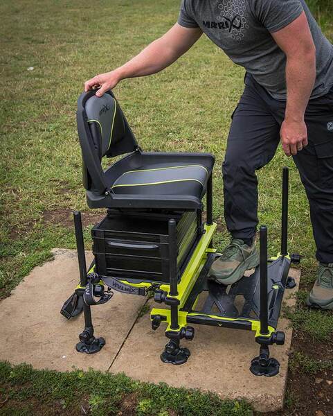 Matrix F25 Pro Swivel Seatbox Lime Edition