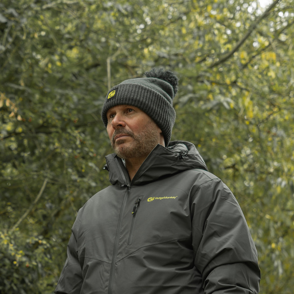 Ridgemonkey APEarel ThermaPro Waterproof Bobble Hat Green