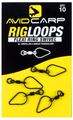 Avid Carp Rig Loops Flexi Ring Wirbel