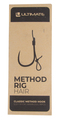 Ultimate Method Rig With Hair Barbless 10cm 0.22mm (8 pieces)