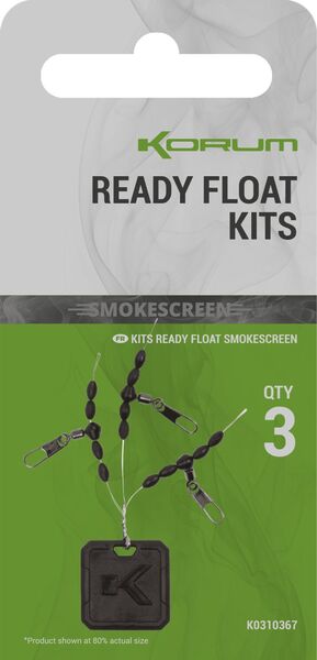 Korum Smokescreen Ready Float Kits (3 Stuks)