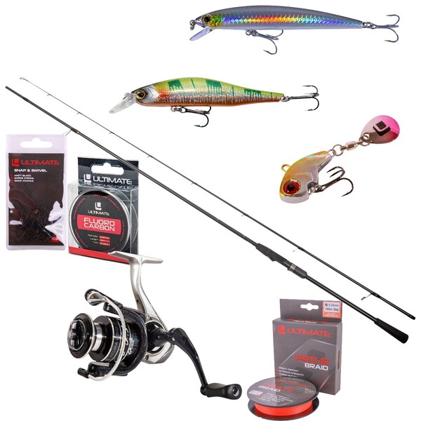 Ultimate Chikara Black Spin Roofblei Hengelset