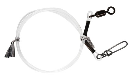 BKK Fluorocarbon Leader HD Pike Snap Predator Leader 50cm (2 Pieces)