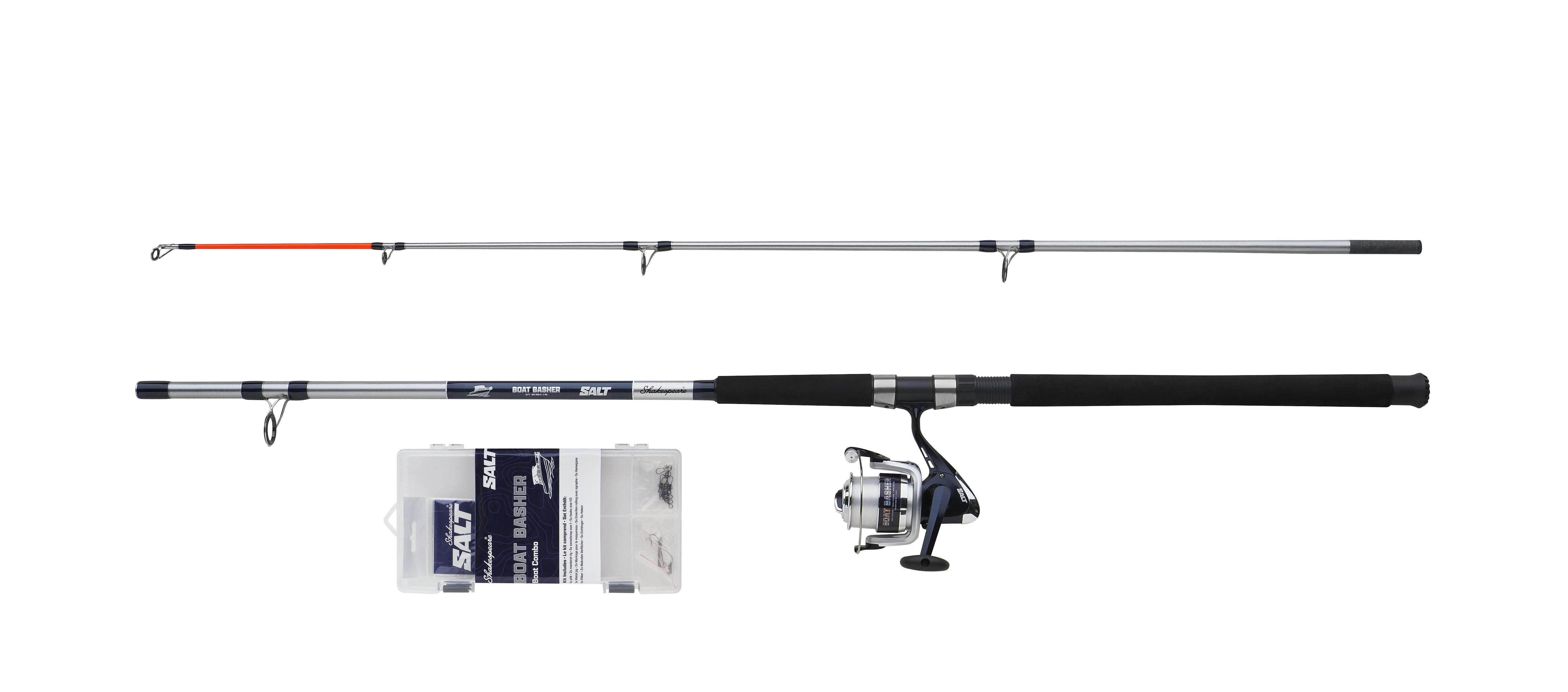 Canna Da Pesca Shakespeare Salt Mackerel Per Sgombri – Composito Robusto, Anelli In Zirconia, Impugnatura EVA