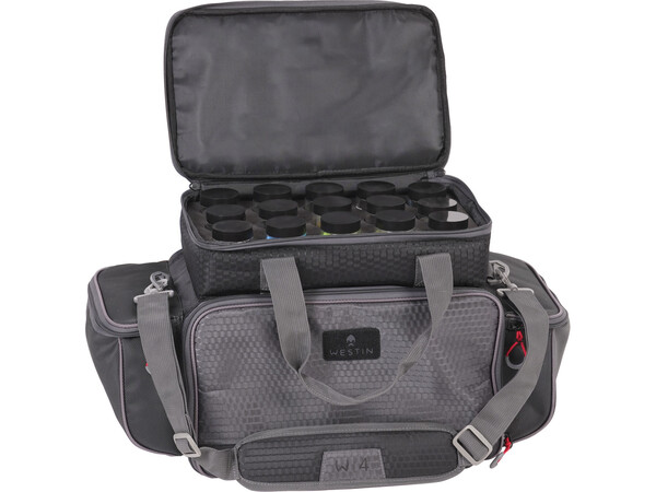 Westin W4 P&T Master Bag Large Titanium Black Forel Bag (Incl. 5 Tackle Boxes)