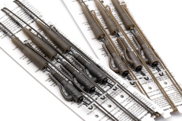 Korda Kable Leadcore Leader Hybrid Lead Clip QC Swivel (50 cm) (3 pzas.)