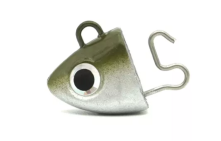 Têtes plombées kaki Black Minnow Fiiish Search 12g (2 pièces)