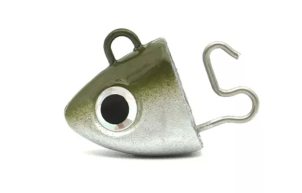 Têtes plombées kaki Black Minnow Fiiish (2 pièces)