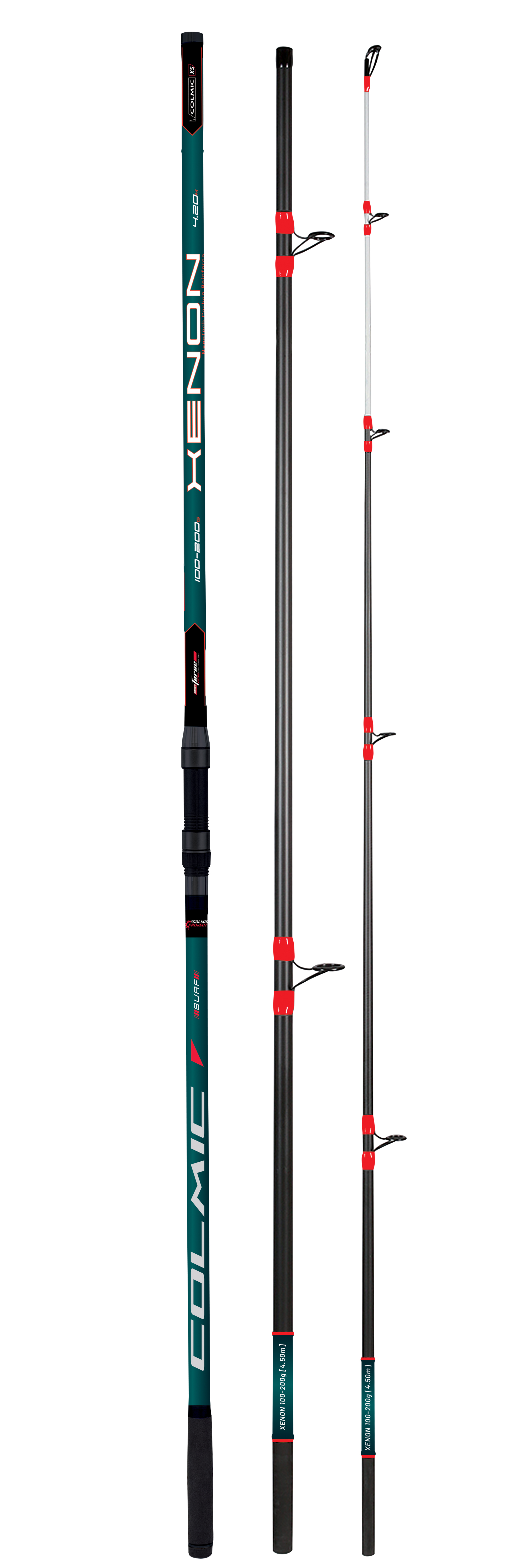 Colmic Xenon Surf Beach Rod 4.20m (100-200g) (3-pieces)
