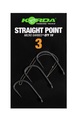 Korda Straight Point Barbed Karperhaken (10 Stuks)