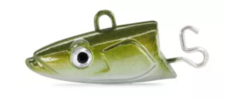 Fiiish Black Eel Jighead Off Shore No.2 15gr Khaki (2 pieces)