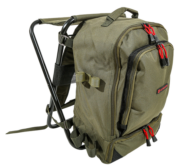 Ultimate Angler Backpack Chair (Incl. 2 Tackleboxen!)