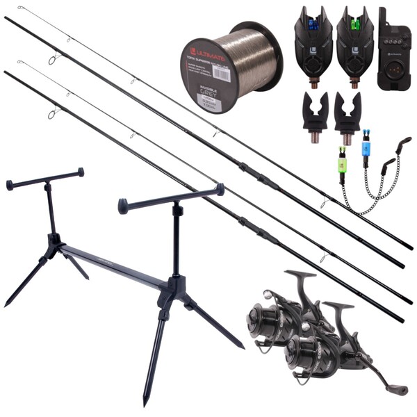 Set di Poggiacanne per Pesca alla Carpa Ultimate Adventure Rapid Complete